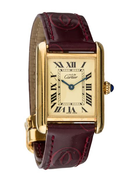 cartier le must tank|cartier tank must watch price.